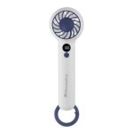 Mini Ventilatore Portatile Orbegozo HF 2200 3 Velocità 1200mAh USB-C Display Digitale