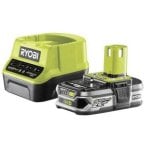 Carregador e Bateria Ryobi ONE+ RC18120-125 18V 2.0Ah Intellicell Resistente