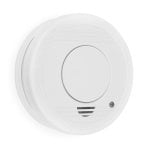 Detector de Fumo Smartwares RM250 Sensor 10 Anos Bateria 1 Ano 85dB Interior Detector de Fumo Smartwares RM250 Sensor 10 Anos Bateria 1 Ano 85dB Interior