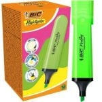 Marqueur BIC Highlighter Neón Vert - 12 Unités - Marqueurs Plat Marqueur BIC Highlighter Neón Vert - 12 Unités - Marqueurs Plat