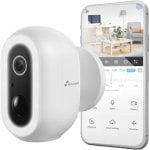 Câmera de vigilância Nivian SMART 04-BAT 2K Visão Noturna Externa Detecção IA Áudio Bidirecional Controle por Voz