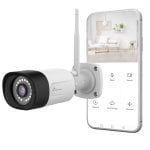 Cámara WiFi Exterior NIVIAN 2K WiFi-6 Visión Nocturna Detección IA Audio Bidireccional