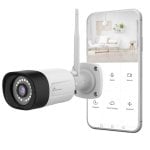 Caméra de surveillance NIVIAN NV-CAM30-W6 2K Vision Nocturne Extérieure Détection IA Audio Bidirectionnel