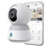 Caméra de surveillance Nivian NVS-IPC-IS6-CALL Quad HD Vision Nocturne Intérieure IA Contrôle Vocal Audio Bidirectionnel