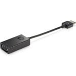 Adaptador HDMI a VGA HP Conector Macho a Hembra 0,045 m Negro