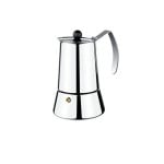 Máquina de café italiana Monix M630004 4 xícaras inox brilhante indução