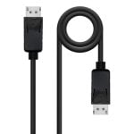 Cable DisplayPort Nanocable 10.15.2700 0.5m 4K 144Hz CCS Triple Apantallamiento Negro