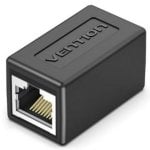 Adaptador RJ45 Vention IPVB0-5 Cat.6 FTP Hembra-Hembra Pack 5 uds Negro
