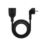 Cabo Extensão Nanocable Schuko Macho - Schuko Fêmea 3m Preto