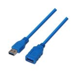 USB-Verlängerungskabel AISENS A105-0046 2m USB 3.0 Blau USB-Verlängerungskabel AISENS A105-0046 2m USB 3.0 Blau
