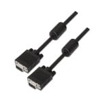 Cable SVGA AISENS A113-0072 VGA Macho-Macho 3m Negro Ferrita Alta Resolución