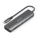 Dock USB-C AISENS ASUC-7P025-GR 1xHDMI 3xUSB-A PD 100W SD MicroSD Gris 15cm Dock USB-C AISENS ASUC-7P025-GR 1xHDMI 3xUSB-A PD 100W SD MicroSD Gris 15cm