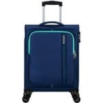 Maleta de cabina American Tourister Sea Seeker Spinner 55cm 36L TSA 4 ruedas Combat Navy