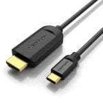 Cable HDMI Vention CGUBF USB-C a HDMI 4K@30Hz 1m Triple Blindaje Negro