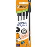 Coffret de Stylos à Encre Huile Bic Cristal Original 5 unités Noires Coffret de Stylos à Encre Huile Bic Cristal Original 5 unités Noires