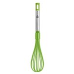 Batidor BRA Prior A197001 31cm Silicona Verde Mango Acero Inoxidable 18/10 Resistente 200ºC Batidor BRA Prior A197001 31cm Silicona Verde Mango Acero Inoxidable 18/10 Resistente 200ºC