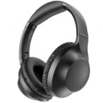Auriculares Daewoo inalámbricos Bluetooth 5.3 con micrófono, modo Bass y 50h de autonomía negros Auriculares Daewoo inalámbricos Bluetooth 5.3 con micrófono, modo Bass y 50h de autonomía negros