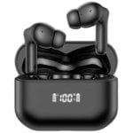 Auriculares Daewoo inalámbricos Bluetooth 5.4 con ANC, ENC, 4 micrófonos, carga rápida y 25h autonomía negros Auriculares Daewoo inalámbricos Bluetooth 5.4 con ANC, ENC, 4 micrófonos, carga rápida y 25h autonomía negros