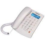 Festnetztelefon Daewoo DW6310 Weiß Freisprechen Musik in Warteschleife Kalender Display Festnetztelefon Daewoo DW6310 Weiß Freisprechen Musik in Warteschleife Kalender Display