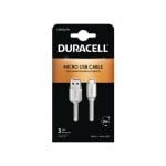 Câble USB Duracell USB5023W 2 m USB A Micro-USB A 2.0 Blanc Câble USB Duracell USB5023W 2 m USB A Micro-USB A 2.0 Blanc