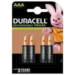 Bateria Duracell Recargável AAA NiMH 1.2V 750mAh Pack 4 Bateria Duracell Recargável AAA NiMH 1.2V 750mAh Pack 4