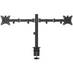 Supporto da Tavolo Fonestar SMM-112BA per 2 Monitor 17-32" VESA 75x75/100x100 fino a 9 kg Nero