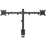 Soporte de Mesa Fonestar SMM-112BA para 2 Monitores 17-32" VESA 75/100 hasta 9kg Negro Soporte de Mesa Fonestar SMM-112BA para 2 Monitores 17-32" VESA 75/100 hasta 9kg Negro