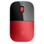 Ratón HP inalámbrico 1200 DPI ambidiestro rojo diseño elegante