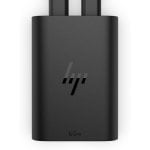 Cargador HP 65W USB-C GaN Noir, 2 Ports, Technologie de charge rapide Cargador HP 65W USB-C GaN Noir, 2 Ports, Technologie de charge rapide