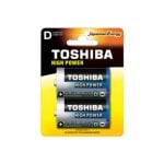 Pila Alcalina Toshiba LR20GCP D 1.5V Pack 2 Unidades Alta Potencia Larga Duración Pila Alcalina Toshiba LR20GCP D 1.5V Pack 2 Unidades Alta Potencia Larga Duración