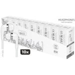 Tech One TEC2955 Pack 10x Auriculares Jack 3.5 mm Microfone Brancos Tech One TEC2955 Pack 10x Auriculares Jack 3.5 mm Microfone Brancos