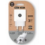 Cargador de Pared Tech One Tech TEC2264 USB-C 25W Blanc Cargador de Pared Tech One Tech TEC2264 USB-C 25W Blanc