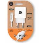 Cargador Tech One Tech TEC2266 USB-C 25W + Câble USB-C 3A Cargador Tech One Tech TEC2266 USB-C 25W + Câble USB-C 3A