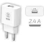 Cargador Tech One Tech TEC2904 Blanco 2.4A USB-A Cargador