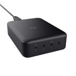 Cargador Trust Maxo GaN 240W 4x USB-C Negro carga rápida y protección avanzada