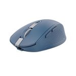 Ratón Trust inalámbrico 3200 DPI Bluetooth recargable compacto botones silenciosos azul