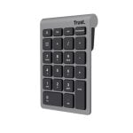 Teclado numérico inalámbrico Trust Xalas layout ES teclas tijera USB-A plata 22 teclas Teclado numérico inalámbrico Trust Xalas layout ES teclas tijera USB-A plata 22 teclas