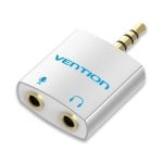 Adaptateur Vention BDBW0 3,5 mm mâle à 2x 3,5 mm femelle Aluminimum Argent Adaptateur Vention BDBW0 3,5 mm mâle à 2x 3,5 mm femelle Aluminimum Argent
