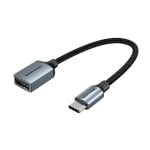 Conversor USB Tipo-C a USB-A Vention CCWHB 0.15m USB 2.0 Gris Níquel Protegido Conversor USB Tipo-C a USB-A Vention CCWHB 0.15m USB 2.0 Gris Níquel Protegido