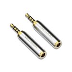 Adapter Vention VAB-S02 2,5 mm Stecker auf 3,5 mm Buchse vergoldet silber