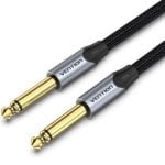 Câble Audio Vention BASHG Jack 6.5mm Macho - Jack 6.5mm Macho/1.5m/Gris
