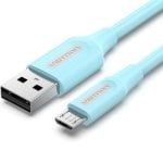 Cabo USB 2.0 Vention COLSH USB Macho - MicroUSB Macho Até 60W 2m Azul