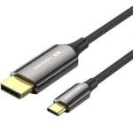 Cabo Conversor DisplayPort 8K Vention CRFBD USB-C bidirecional 0.5m Preto Cabo Conversor DisplayPort 8K Vention CRFBD USB-C bidirecional 0.5m Preto