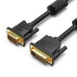 Cavo Convertitore Vention DVI Maschio - VGA Maschio 3m Nero Cavo Convertitore Vention DVI Maschio - VGA Maschio 3m Nero