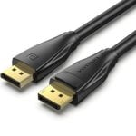 Cable DisplayPort Vention HCDBH 2m 8K@60Hz Macho a Macho chapado en oro negro Cable DisplayPort Vention HCDBH 2m 8K@60Hz Macho a Macho chapado en oro negro