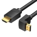 Cable HDMI 2.0 Vention AAQBF 1M Ángulo 270° Chapado Oro 4K HDR Negro Cable HDMI 2.0 Vention AAQBF 1M Ángulo 270° Chapado Oro 4K HDR Negro