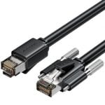 Cable de Red RJ45 Vention IBUBAZ Cat6A SFTP 7m Negro 10Gbps Blindado Industrial Cable de Red RJ45 Vention IBUBAZ Cat6A SFTP 7m Negro 10Gbps Blindado Industrial