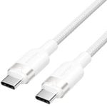 Câble USB 2.0 Vention TRDWF Type-C 3A jusqu'à 60W 1m Blanc Câble USB 2.0 Vention TRDWF Type-C 3A jusqu'à 60W 1m Blanc