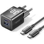 Cargador Vention TZ-FEQB0-EU-01/ 2xUSB Type-C/ 30W Cargador Vention TZ-FEQB0-EU-01/ 2xUSB Type-C/ 30W