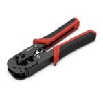 Crimpadora Vention KEDB0 Metálica para RJ45 Acero Alto Carbono Multifunción 4P/6P/8P